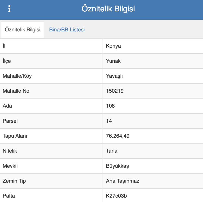 KONYA YUNAK'DA 76.264 M2 SATILIK TARLA(101362274)